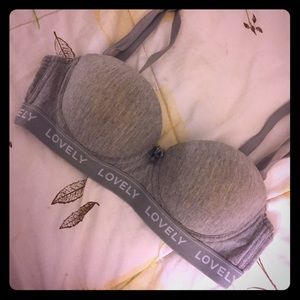 Japanese Convertible padded lovely grey bra